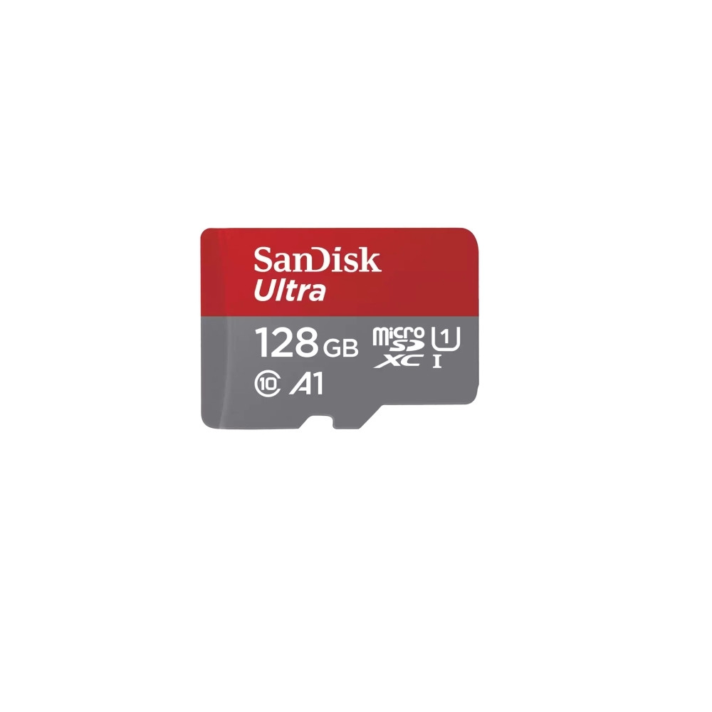 Produktbild för SanDisk Ultra - flash-minneskort - 128 GB - mikroSDXC UHS-I