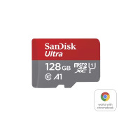 Produktbild för SanDisk Ultra - flash-minneskort - 128 GB - mikroSDXC UHS-I