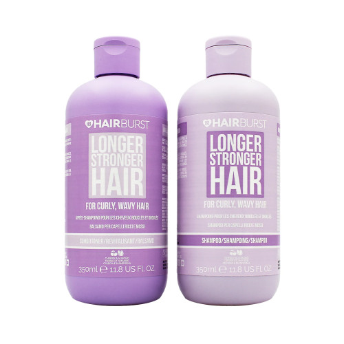 HAIRBURST Hairburst Longer Stronger Hair Curly SET (Shampoo 350ml + Conditioner 350ml)