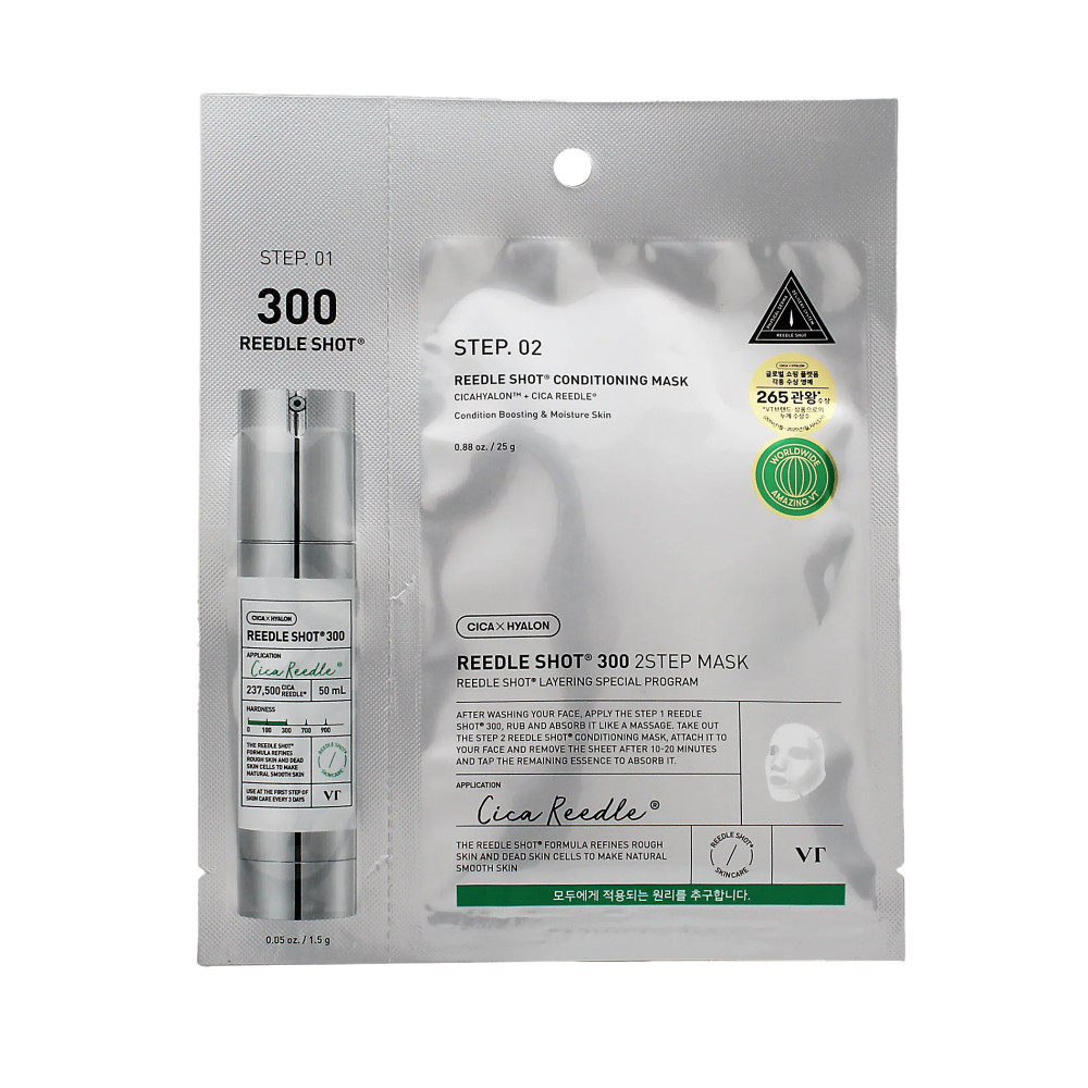 Produktbild för VT Cosmetics Reedle Shot 300 2‑Step Mask 1pc