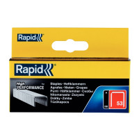 Produktbild för Rapid Nr. 53 Fintrådsklammer 10 mm, Häftklammersats, 1 cm, 2...