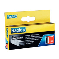 Produktbild för Rapid Nr. 53 Fintrådsklammer 10 mm, Häftklammersats, 1 cm, 2...