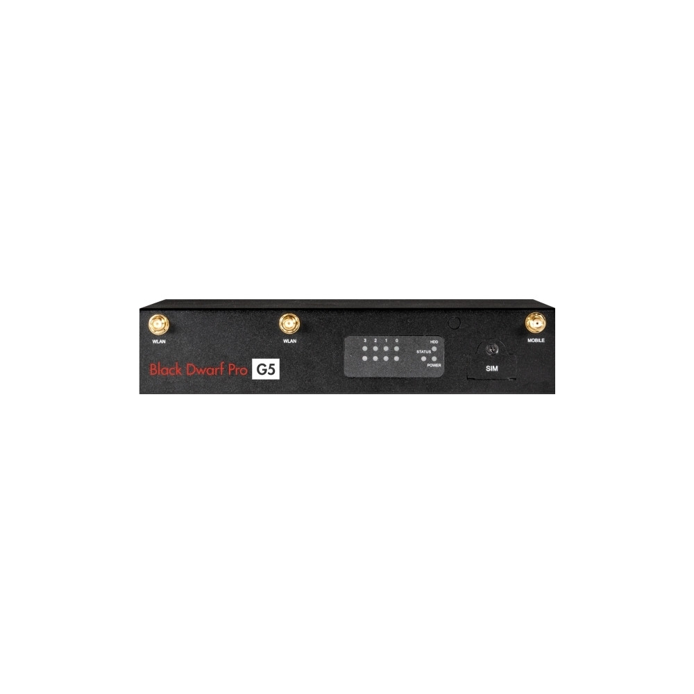 Produktbild för Securepoint Black Dwarf Pro G5 VPN, 2,83 Gbit/s, 0,42 Gbit/s...