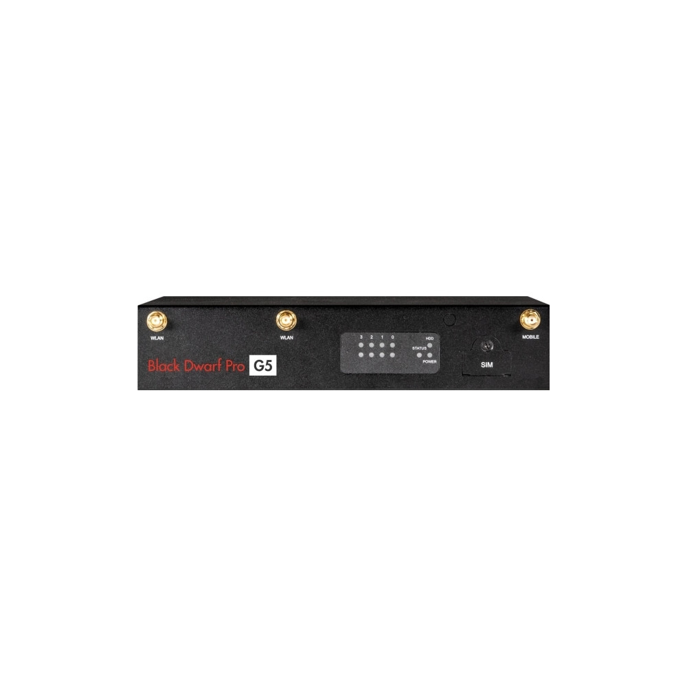Produktbild för Securepoint Black Dwarf Pro G5 VPN, 2,83 Gbit/s, 0,42 Gbit/s...