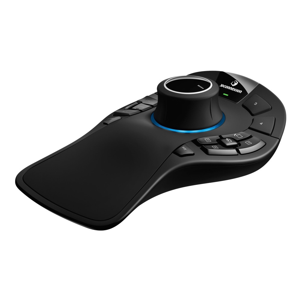 Produktbild för 3Dconnexion SpaceMouse Pro Wireless - Bluetooth Edition - 3D-mus - 2.4 GHz, Bluetooth, USB-C