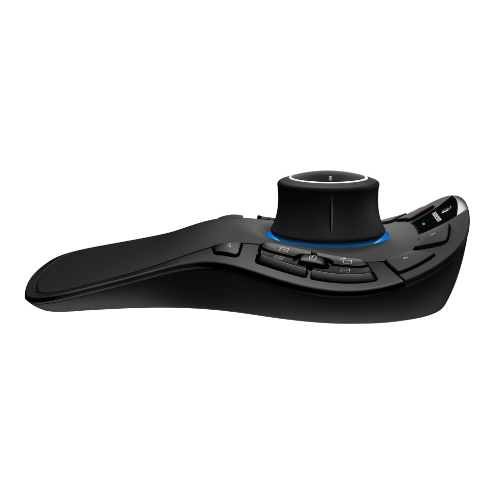 Produktbild för 3Dconnexion SpaceMouse Pro Wireless - Bluetooth Edition - 3D-mus - 2.4 GHz, Bluetooth, USB-C