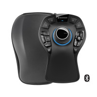 Produktbild för 3Dconnexion SpaceMouse Pro Wireless - Bluetooth Edition - 3D-mus - 2.4 GHz, Bluetooth, USB-C