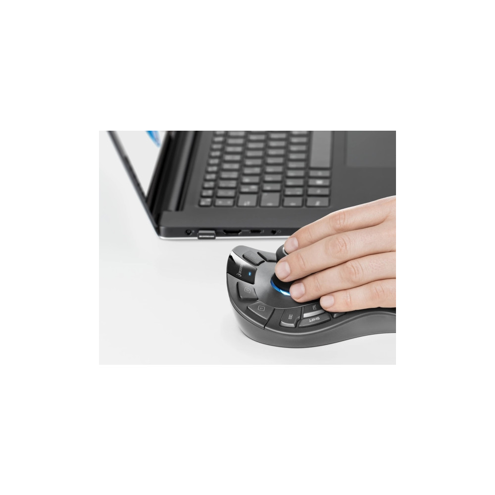 Produktbild för 3Dconnexion SpaceMouse Pro Wireless - Bluetooth Edition - 3D-mus - 2.4 GHz, Bluetooth, USB-C