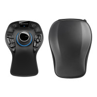 Produktbild för 3Dconnexion SpaceMouse Pro Wireless - Bluetooth Edition - 3D-mus - 2.4 GHz, Bluetooth, USB-C