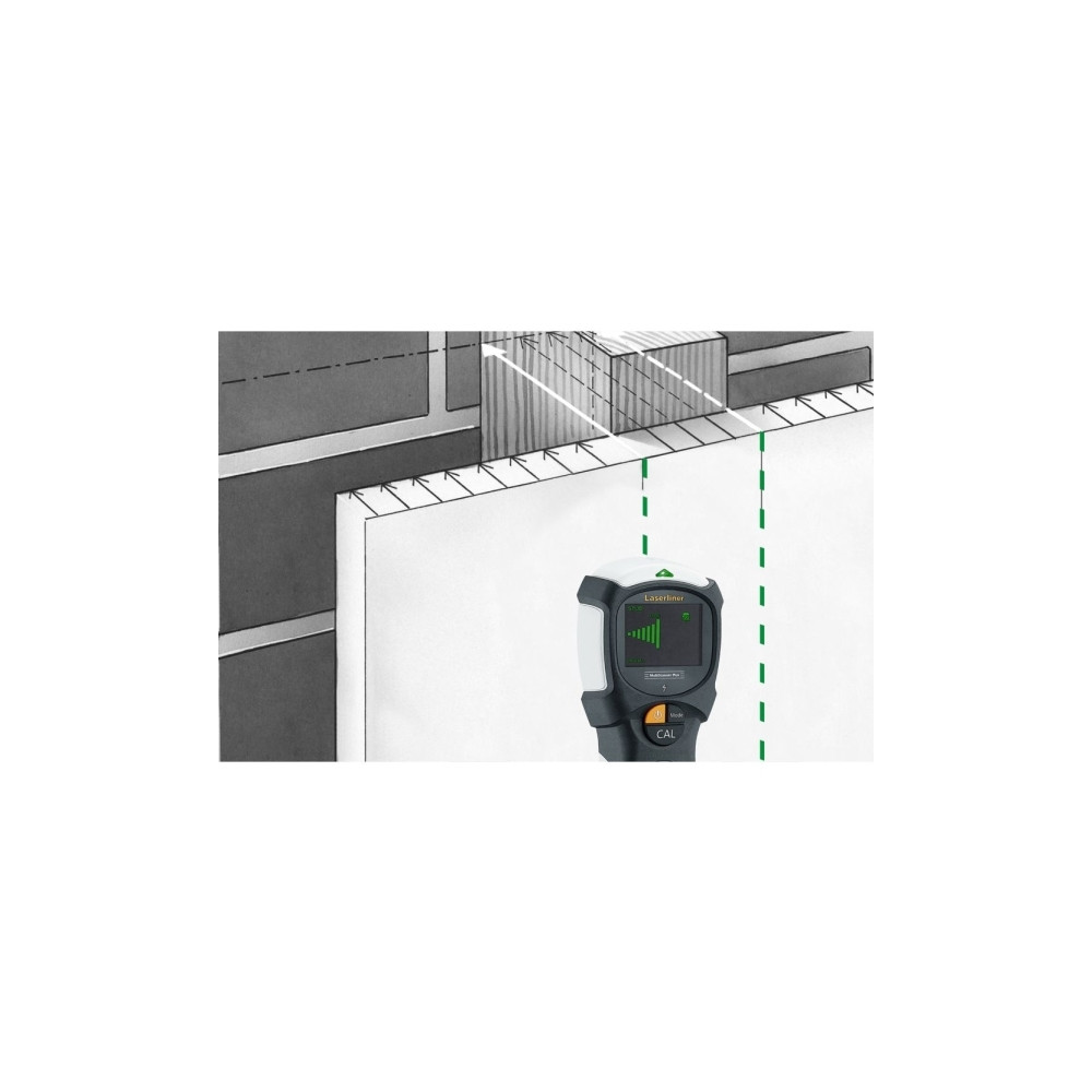 Produktbild för Laserliner MultiScanner Plus, Litium-Ion (Li-Ion), 3,7 V, 3...