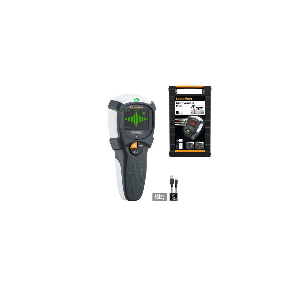 Produktbild för Laserliner MultiScanner Plus, Litium-Ion (Li-Ion), 3,7 V, 3...
