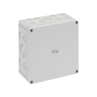 Produktbild för Monteringslåda PS1818-9 BxHxD 180 x 180 x 90 mm IP 66, grå R...