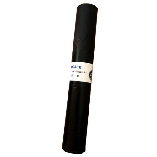 TRIOWORLD Plastsäck LD R100 125L 40my svart 10/rl