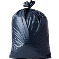 Produktbild för Plastsäck knyt LDPE 125L 50my sv 10/rl