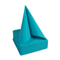 Produktbild för Servett PRONAPPE 20x20cm turkos 50/fp