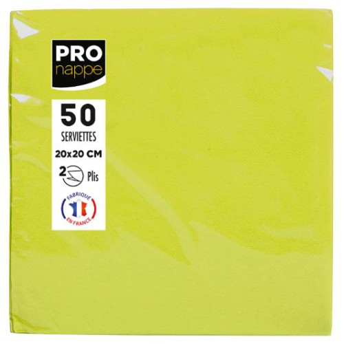 PRONAPPE Servett PRONAPPE 20x20cm kiwi 50/fp