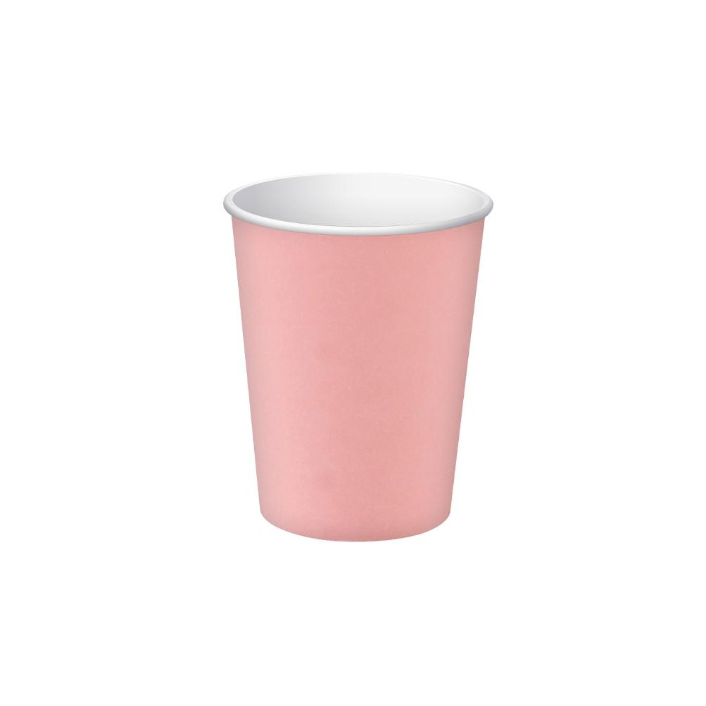 Produktbild för Pappersbägare PRONAPPE 20cl rosa 15/fp