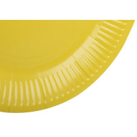 Produktbild för Tallrik PRONAPPE papper 23cm gul 20/fp