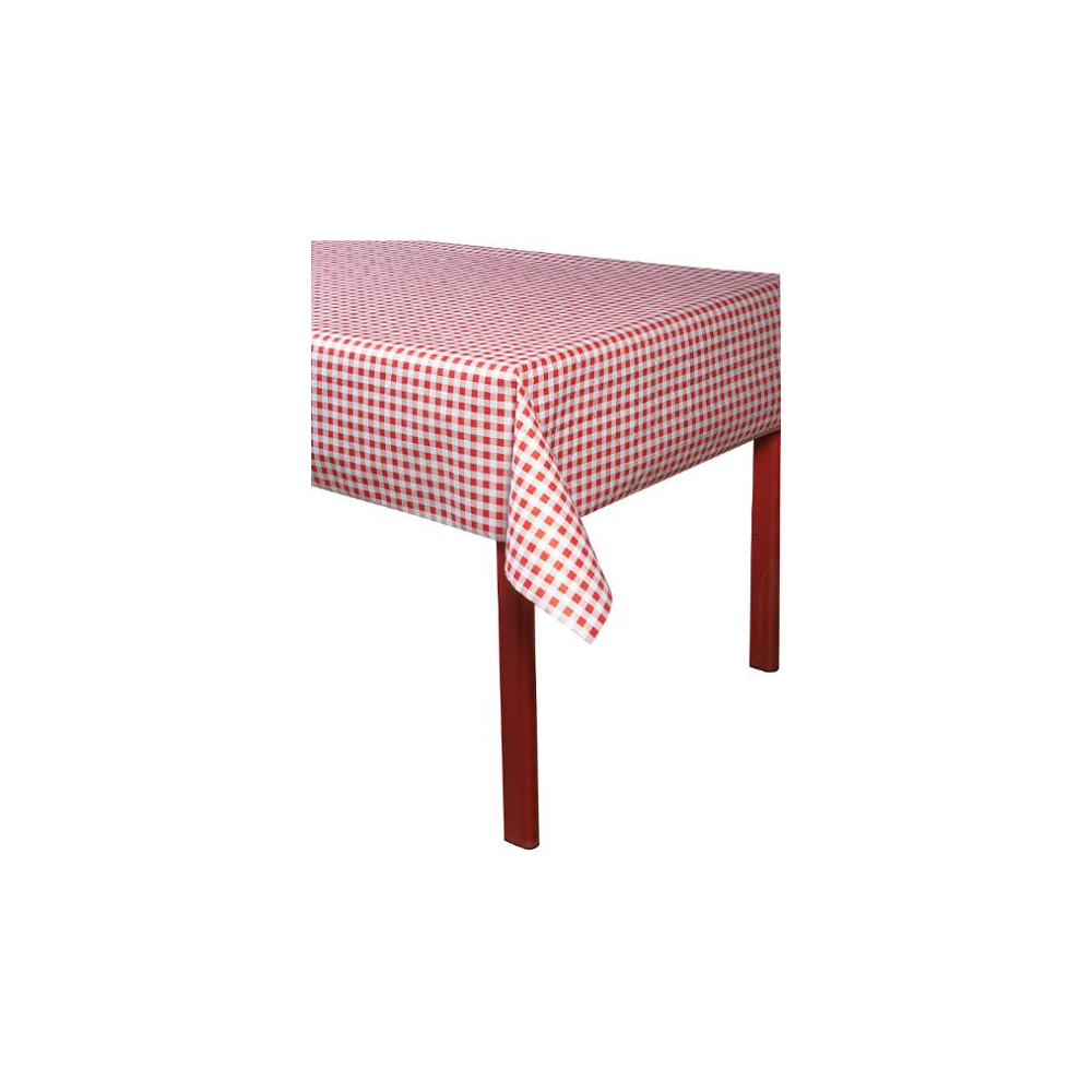 Produktbild för Duk PRONAPPE damast 1,18x25m röd/vit
