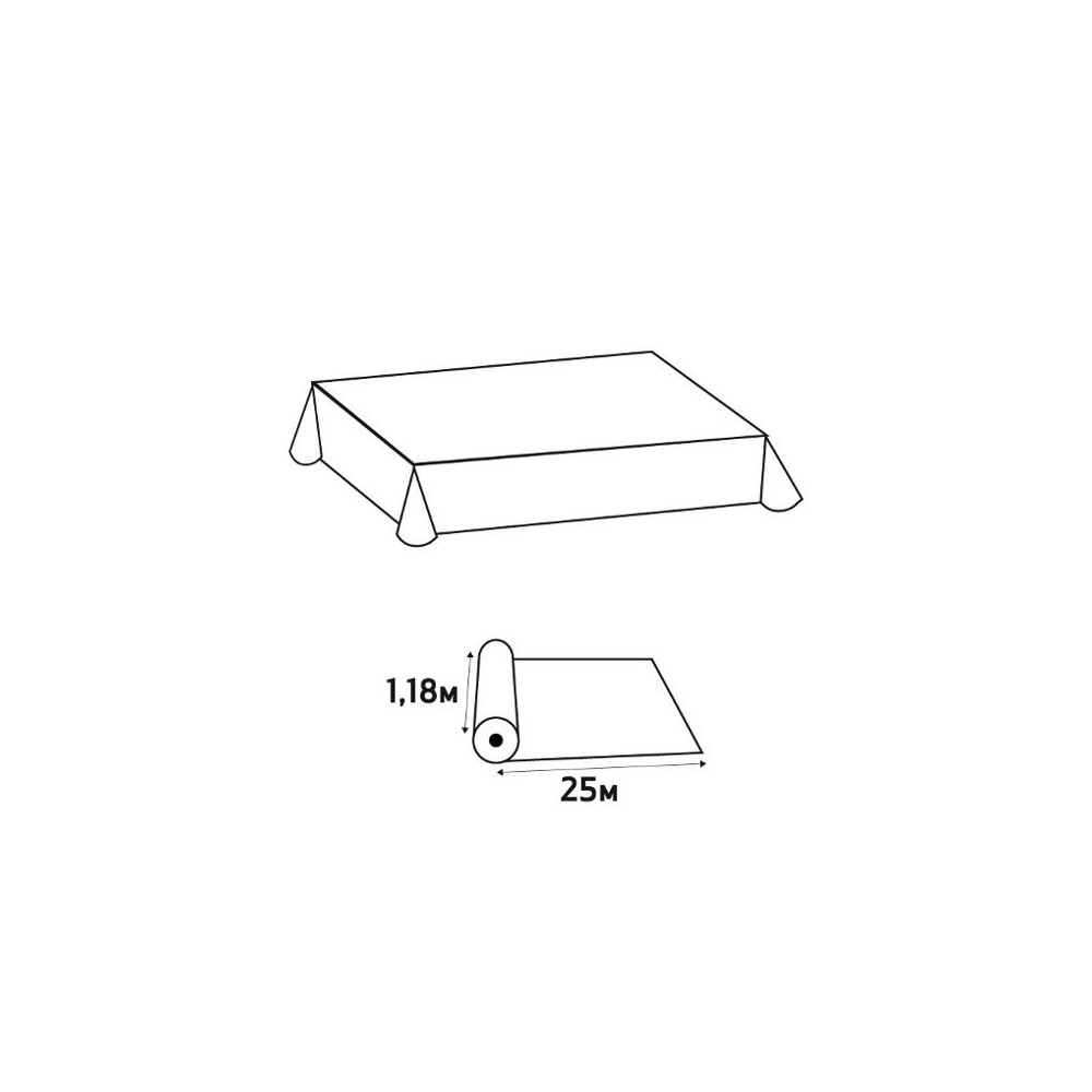 Produktbild för Duk PRONAPPE damast 1,18x25m röd/vit
