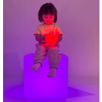 Produktbild för Ljuskub LED 15x15x15cm