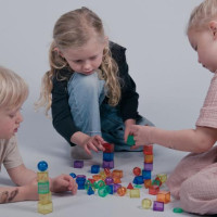 Produktbild för Geometriska 3D former 300g/fp