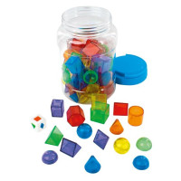 Produktbild för Geometriska 3D former 300g/fp