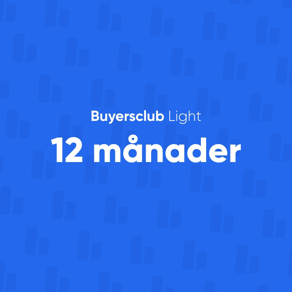 Produktbild för Buyersclub Light 12 månader – Handla till våra inköpspriser