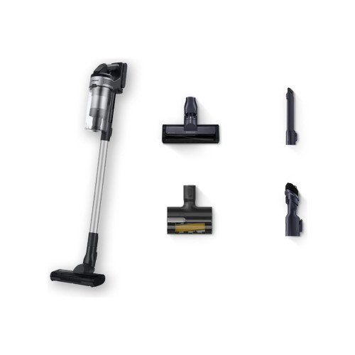 SAMSUNG Jet 65 Pet VS15A60AGR5 - dammsugare - sladdlös - skaft/handhållen - 1 batteri, laddare medföljer - svart ChroMetal/teal silver - Dammsugare