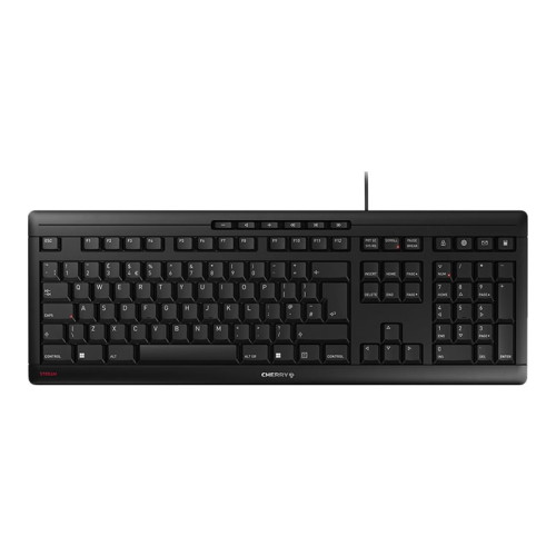CHERRY CHERRY STREAM KEYBOARD - tangentbord - brittisk - svart Inmatningsenhet