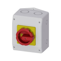 Produktbild för Lastfrånskiljarkontakt röd/gul 6-polig 16 mm² 25 A 690 V/AC...