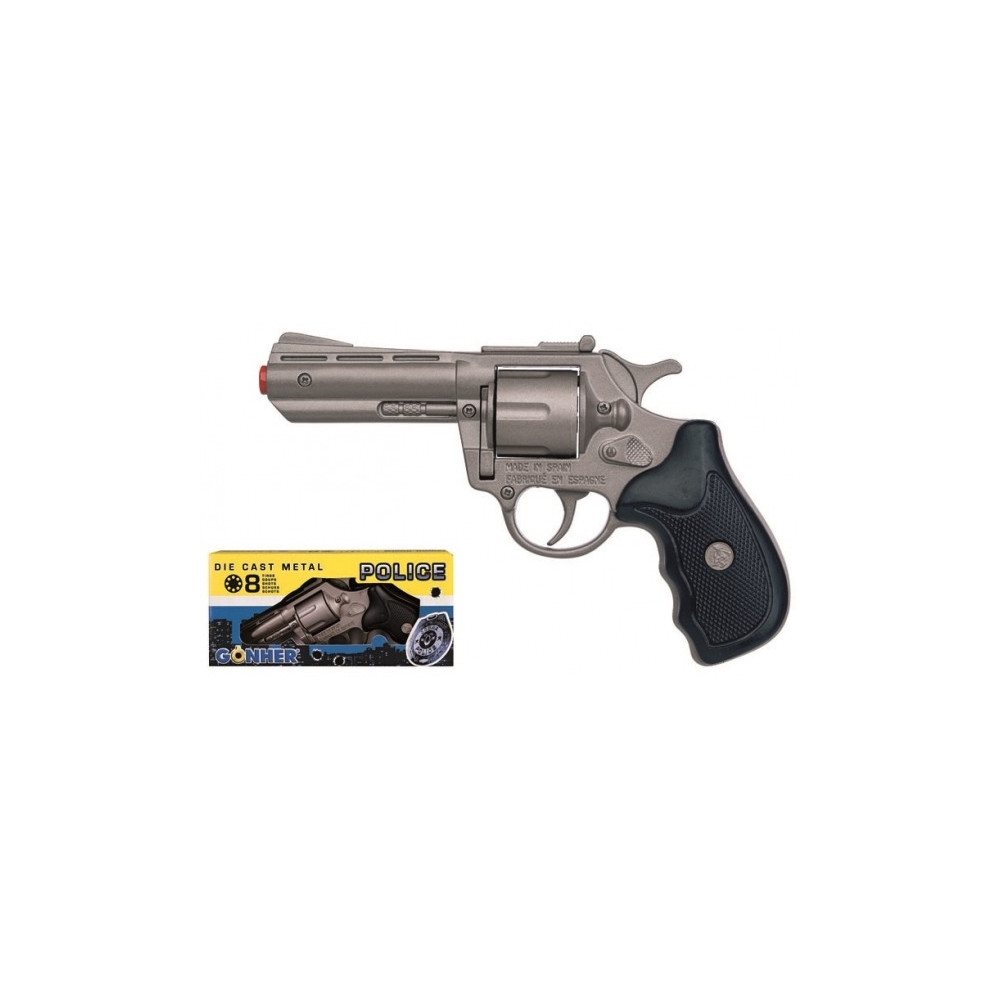 Produktbild för Gonher Metal Police Revolver 8 rounds