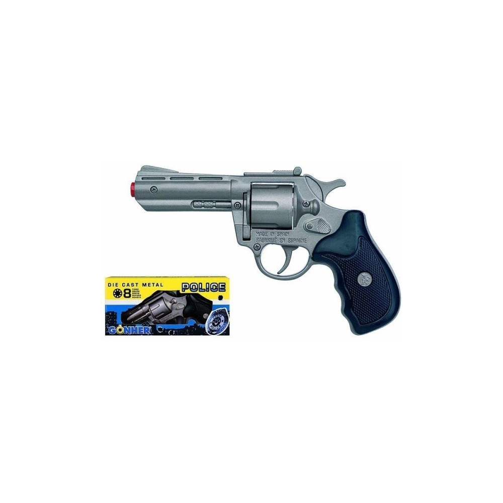 Produktbild för Gonher Metal Police Revolver 8 rounds