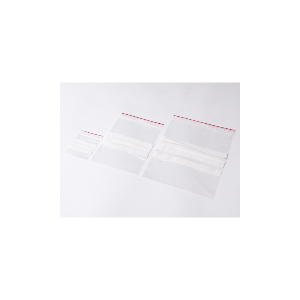 Produktbild för Lynlåspose 100x150mm T-64 m/skrivefelt