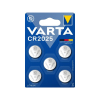 Produktbild för Varta 6025101415, engångsbatteri, CR2025, litium, 3 V, 5 st,...