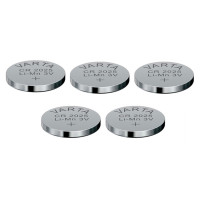 Produktbild för Varta 6025101415, engångsbatteri, CR2025, litium, 3 V, 5 st,...
