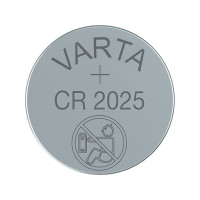 Produktbild för Varta 6025101415, engångsbatteri, CR2025, litium, 3 V, 5 st,...