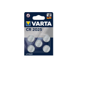 Produktbild för Varta 6025101415, engångsbatteri, CR2025, litium, 3 V, 5 st,...