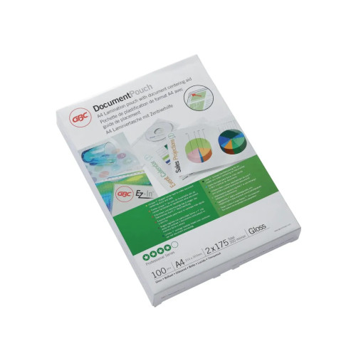 GBC GBC Lam Pouch A4 2X175 mic Gloss - 100-pack - glättat - A4 - lamineringsfickor