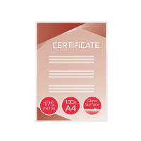 Produktbild för GBC Lam Pouch A4 2X175 mic Gloss - 100-pack - glättat - A4 - lamineringsfickor
