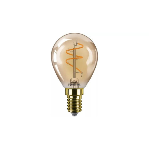 Philips Philips Vintage LED - LED-glödlampa med filament - form: G95 - E14 - 3.1 W - flamljus - 2200 K - bärnsten