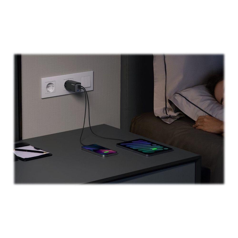 Produktbild för Anker 735 strömadapter - 2 x USB-C, USB typ A - 65 watt