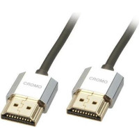 Produktbild för Lindy CROMO Slim High Speed HDMI Cable with Ethernet - HDMI-kabel med Ethernet - 1 m