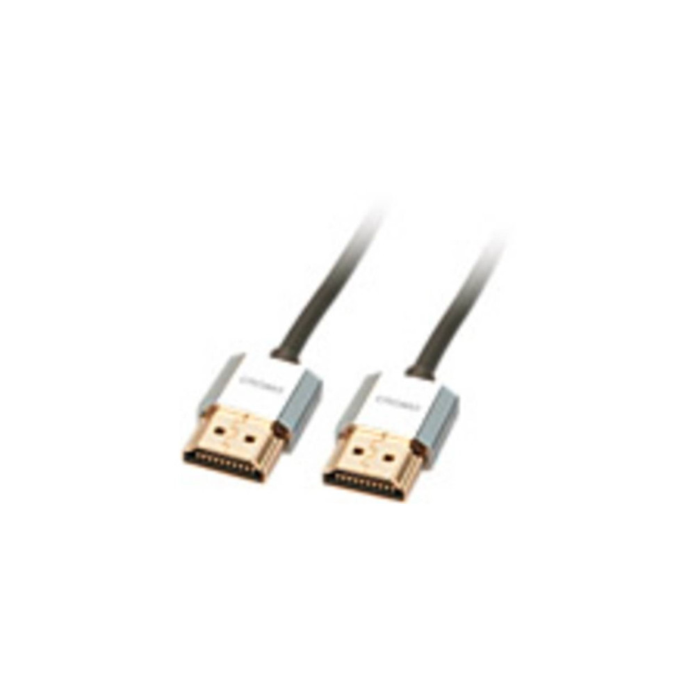 Produktbild för Lindy CROMO Slim High Speed HDMI Cable with Ethernet - HDMI-kabel med Ethernet - 1 m