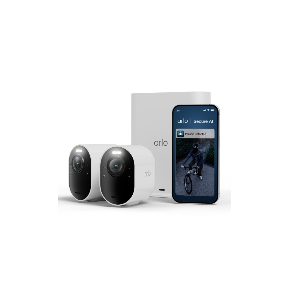 Produktbild för Arlo Ultra 3 - 2025 Edition - nätverksövervakningskamera - med VMB5000 SmartHub