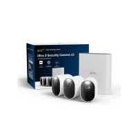 Produktbild för Arlo Ultra 3 - 2025 Edition - nätverksövervakningskamera - med VMB5000 SmartHub