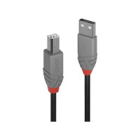Produktbild för Lindy Anthra Line - USB-kabel - USB till USB typ B - 20 cm