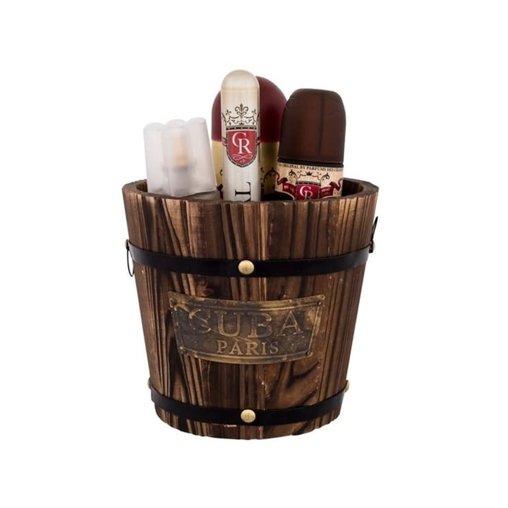 Produktbild för Giftset Cuba Royal Edt 100ml + Edt 35ml + Deospray 200ml + Aftershave 100ml