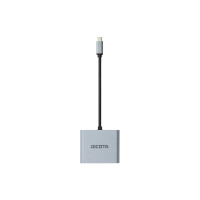 Produktbild för DICOTA 4-in-1 - dockningsstation - USB-C - HDMI