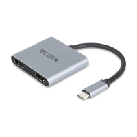 Produktbild för DICOTA 4-in-1 - dockningsstation - USB-C - HDMI